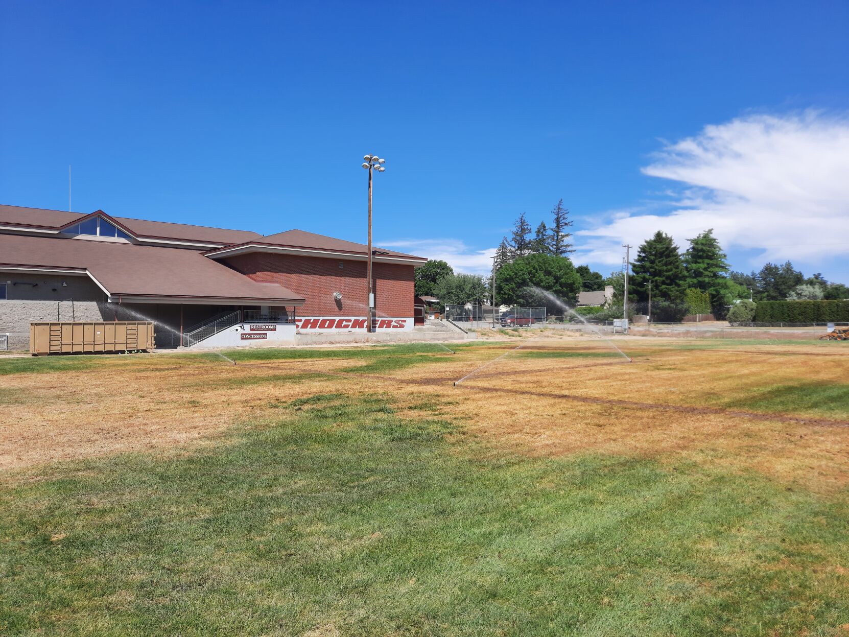 New sprinklers